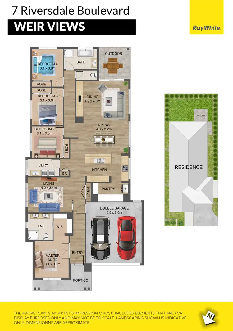 Floorplan of Homely house listing, 7 Riversdale Boulevard, Weir Views VIC 3338