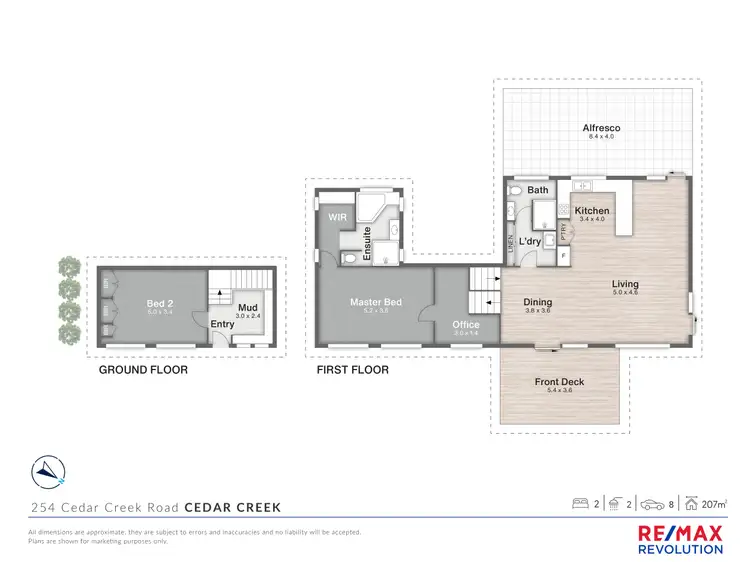 Floorplan of Homely house listing, 254 Cedar Creek Road, Cedar Creek QLD 4207