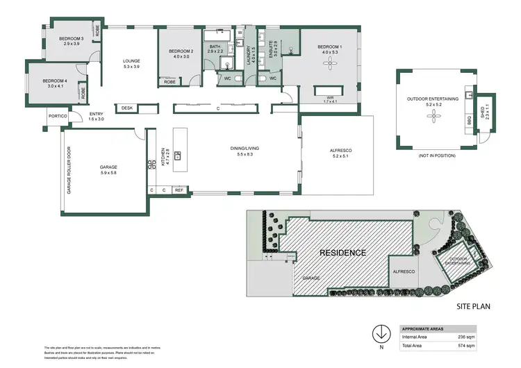 Floorplan of Homely house listing, 5 Bruny Meander, Wandi WA 6167