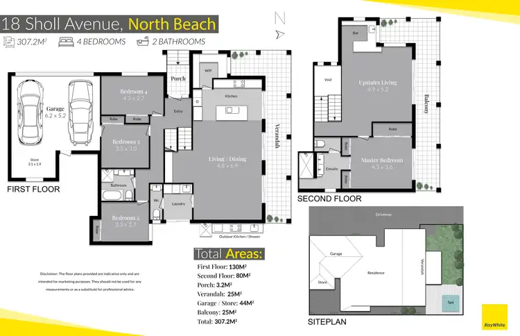 Floorplan of Homely house listing, 18 Sholl Avenue, North Beach WA 6020