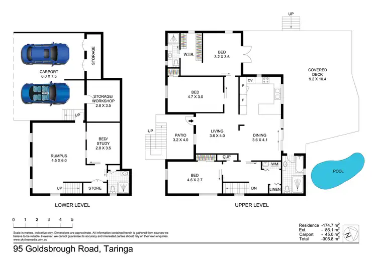 Floorplan of Homely house listing, 95 Goldsbrough Road, Taringa QLD 4068