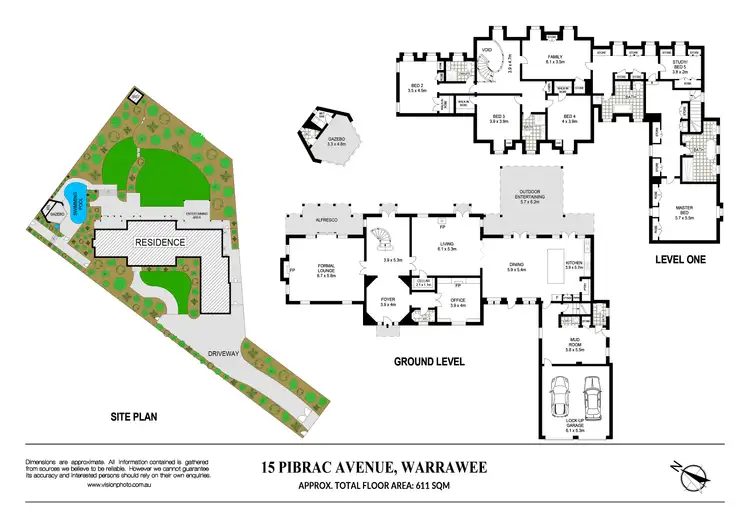 Floorplan of Homely house listing, 15 Pibrac Avenue, Warrawee NSW 2074