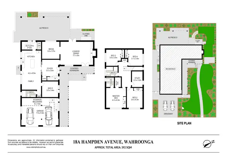 Floorplan of Homely house listing, 18A Hampden Avenue, Wahroonga NSW 2076