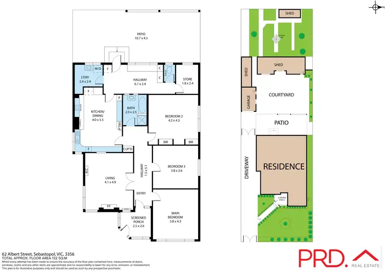 Floorplan of Homely house listing, 62 Albert Street, Sebastopol VIC 3356
