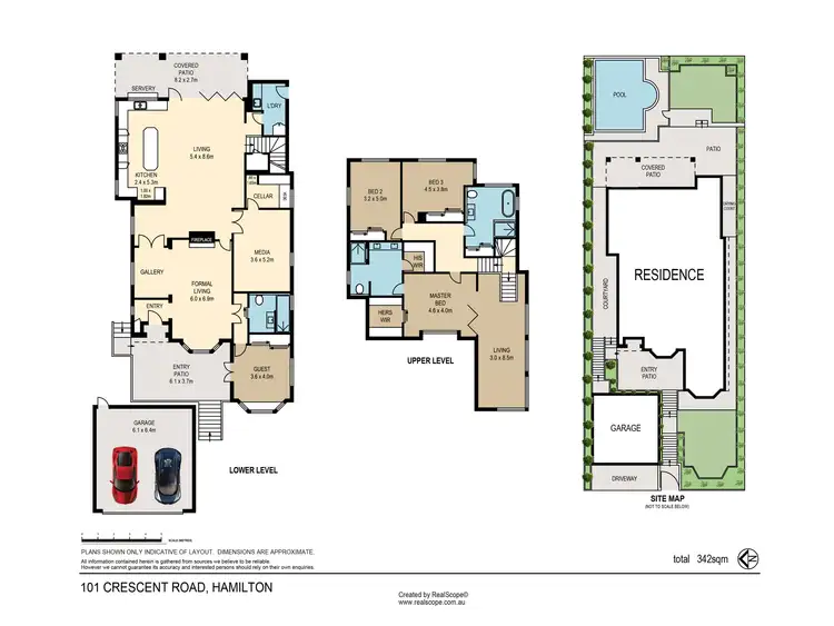 Floorplan of Homely house listing, 101 Crescent Road, Hamilton QLD 4007