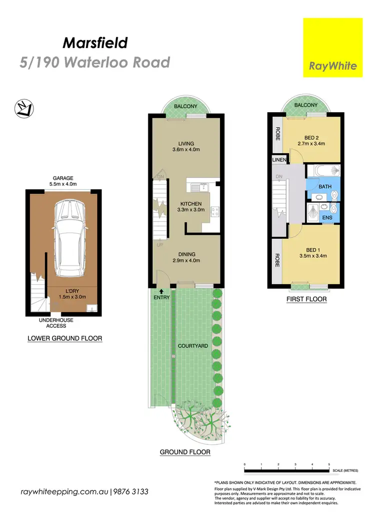Floorplan of Homely townhouse listing, 5/190 Waterloo Road, Marsfield NSW 2122