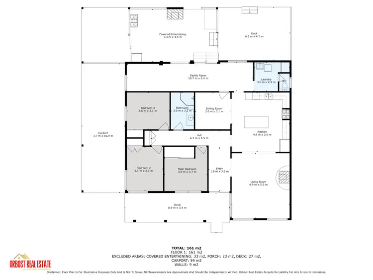 Floorplan of Homely house listing, 36 Boundary Road, Orbost VIC 3888