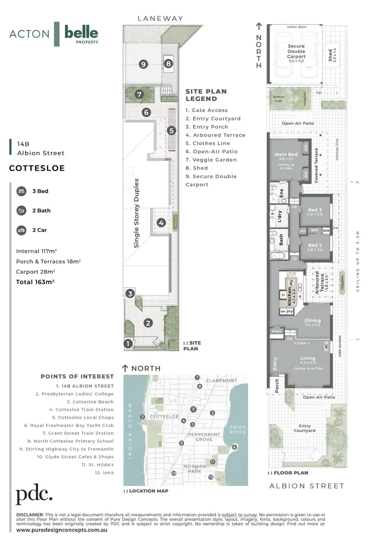 Floorplan of Homely house listing, 14B Albion Street, Cottesloe WA 6011