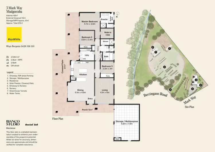 Floorplan of Homely house listing, 3 Mark Way, Mudgeeraba QLD 4213