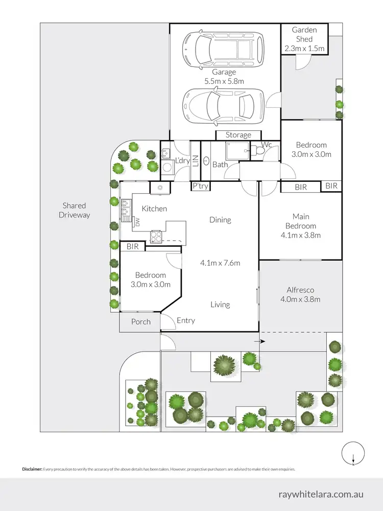 Floorplan of Homely house listing, 1/11 Walkers Road, Lara VIC 3212