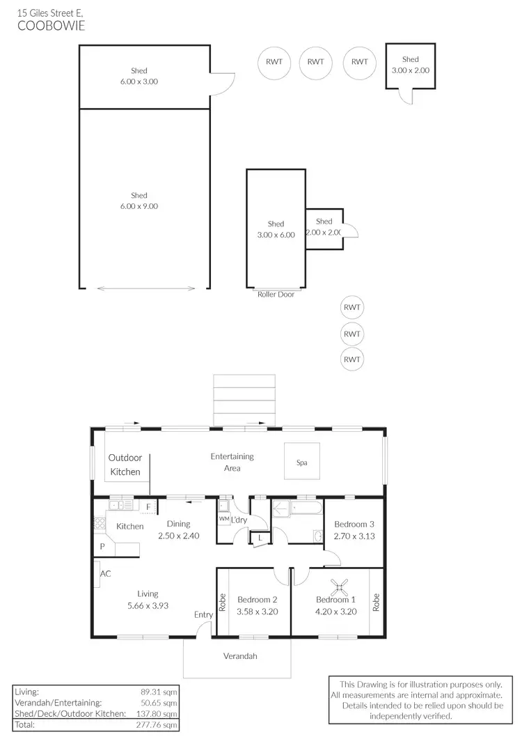 Floorplan of Homely house listing, 15A Giles Street East, Coobowie SA 5583