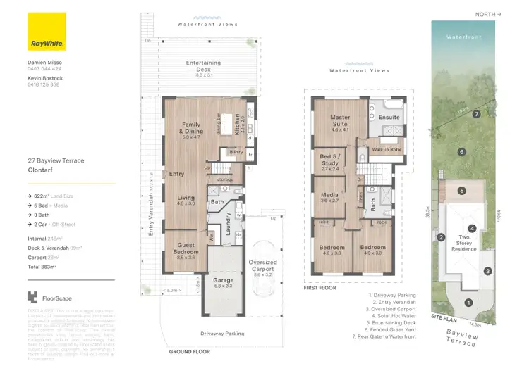 Floorplan of Homely house listing, 27 Bayview Terrace, Clontarf QLD 4019