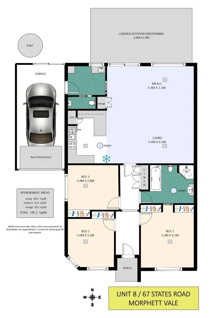 Floorplan of Homely house listing, 8/67 States Road, Morphett Vale SA 5162