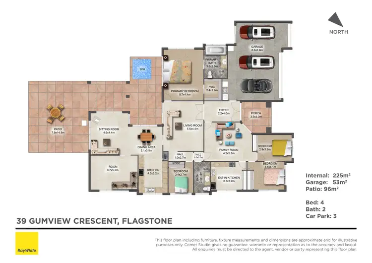 Floorplan of Homely house listing, 39 Gumview Crescent, Flagstone QLD 4280