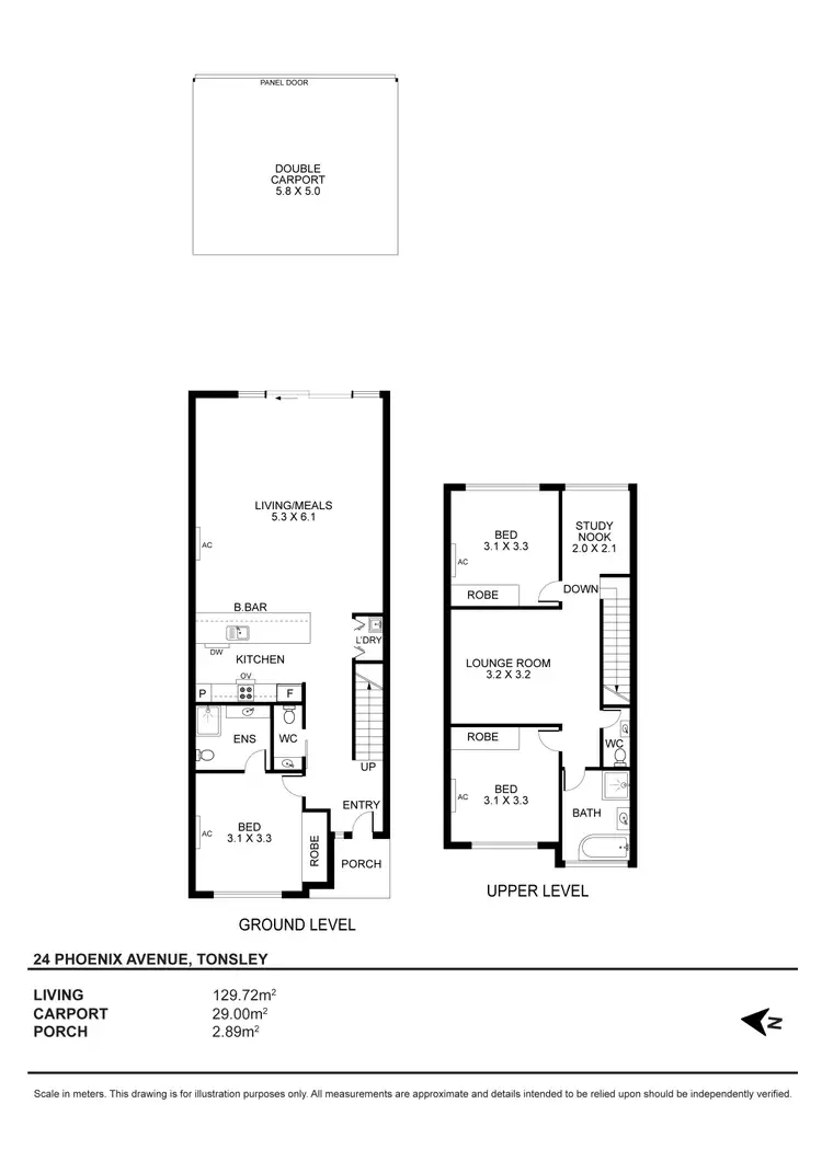 Floorplan of Homely house listing, 24 Phoenix Avenue, Tonsley SA 5042