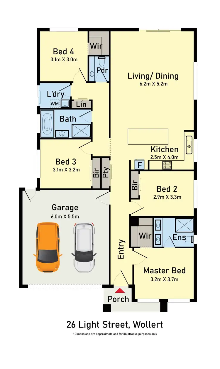 Floorplan of Homely house listing, 26 Light Street, Wollert VIC 3750