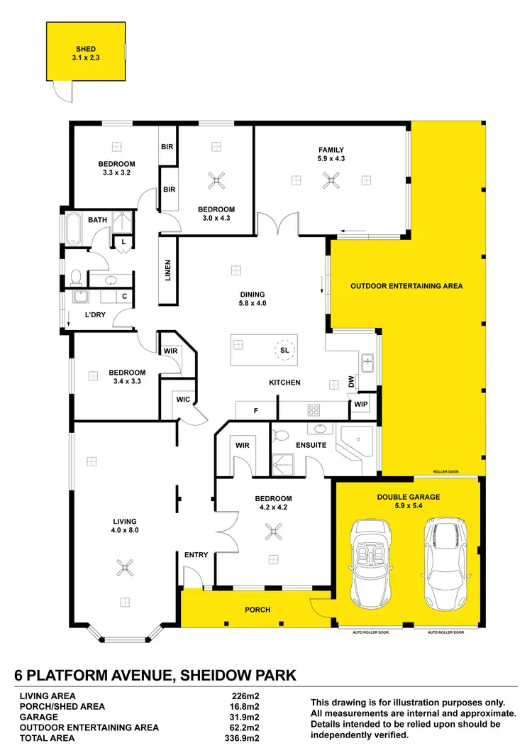 Floorplan of Homely house listing, 6 Platform Avenue, Sheidow Park SA 5158