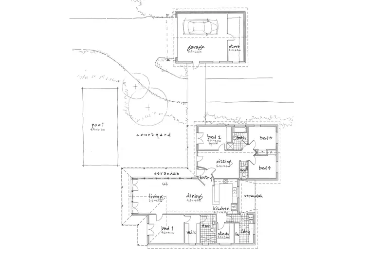 Floorplan of Homely house listing, 2 Fingerboard Hill, Myrtleford VIC 3737