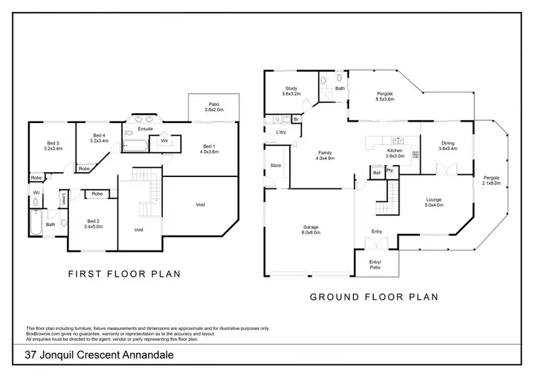 Floorplan of Homely house listing, 37 Jonquil Crescent, Annandale QLD 4814