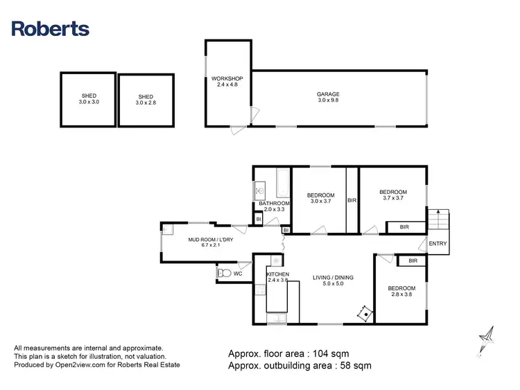 Floorplan of Homely house listing, 739 Arthur Highway, Forcett TAS 7173