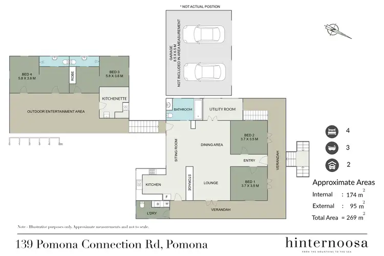 Floorplan of Homely house listing, 139 Pomona Connection Road, Pomona QLD 4568