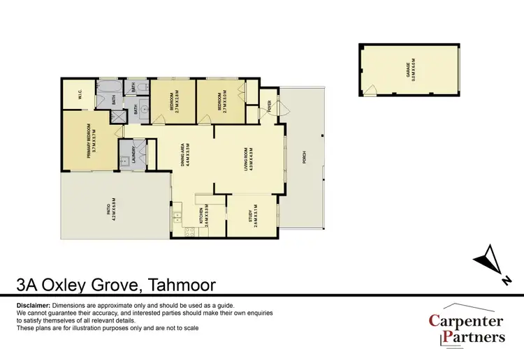 Floorplan of Homely house listing, 3A Oxley Grove, Tahmoor NSW 2573