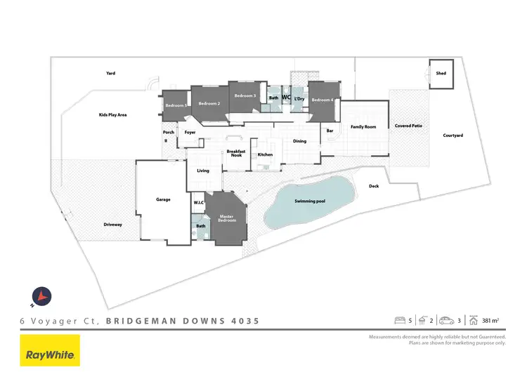 Floorplan of Homely house listing, 6 Voyager Circuit, Bridgeman Downs QLD 4035