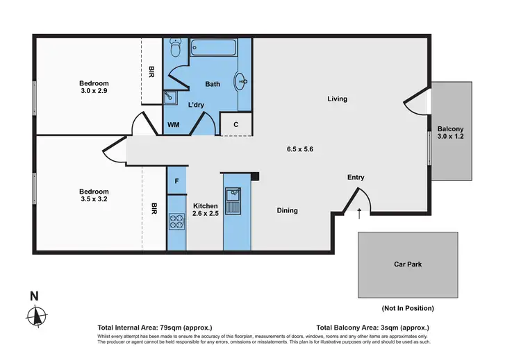 Floorplan of Homely apartment listing, 4/118 Dodds Street, Southbank VIC 3006