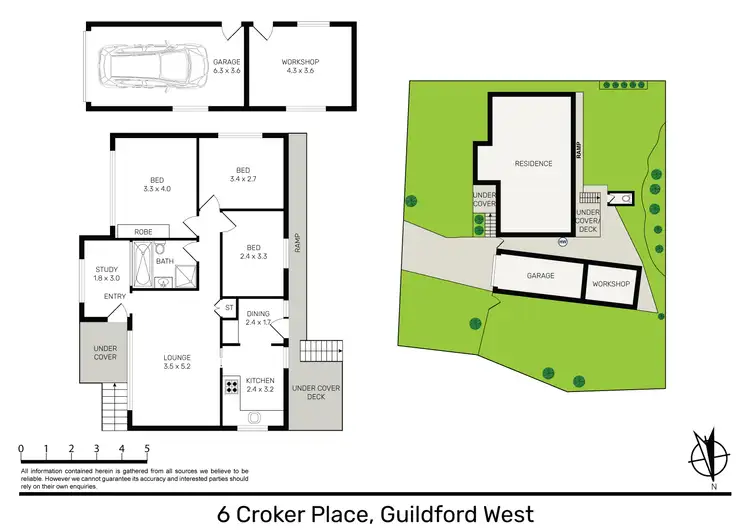 Floorplan of Homely house listing, 6 Croker Place, Guildford NSW 2161