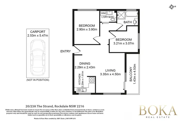 Floorplan of Homely apartment listing, 20/23A The Strand, Rockdale NSW 2216