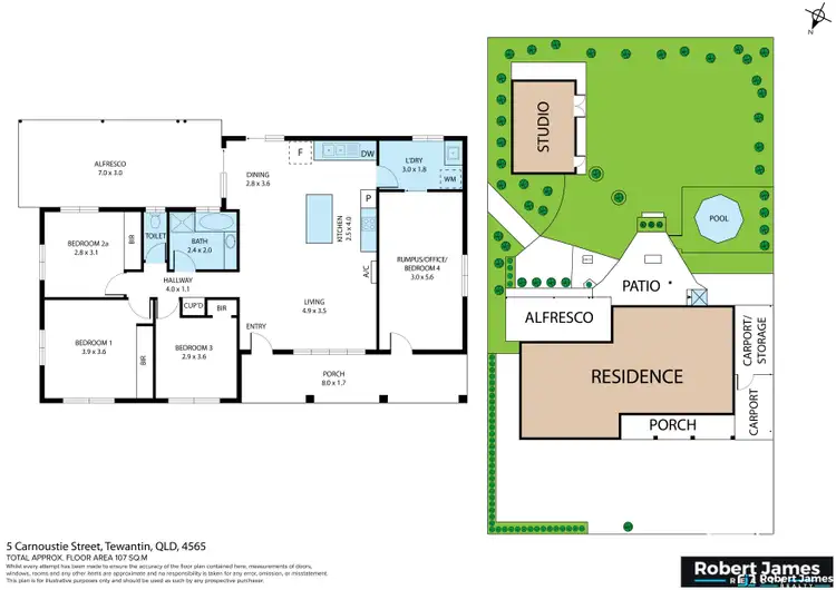 Floorplan of Homely house listing, 5 Carnoustie Street, Tewantin QLD 4565