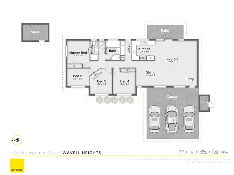 Floorplan of Homely house listing, 2 Saint Lawrence Street, Wavell Heights QLD 4012