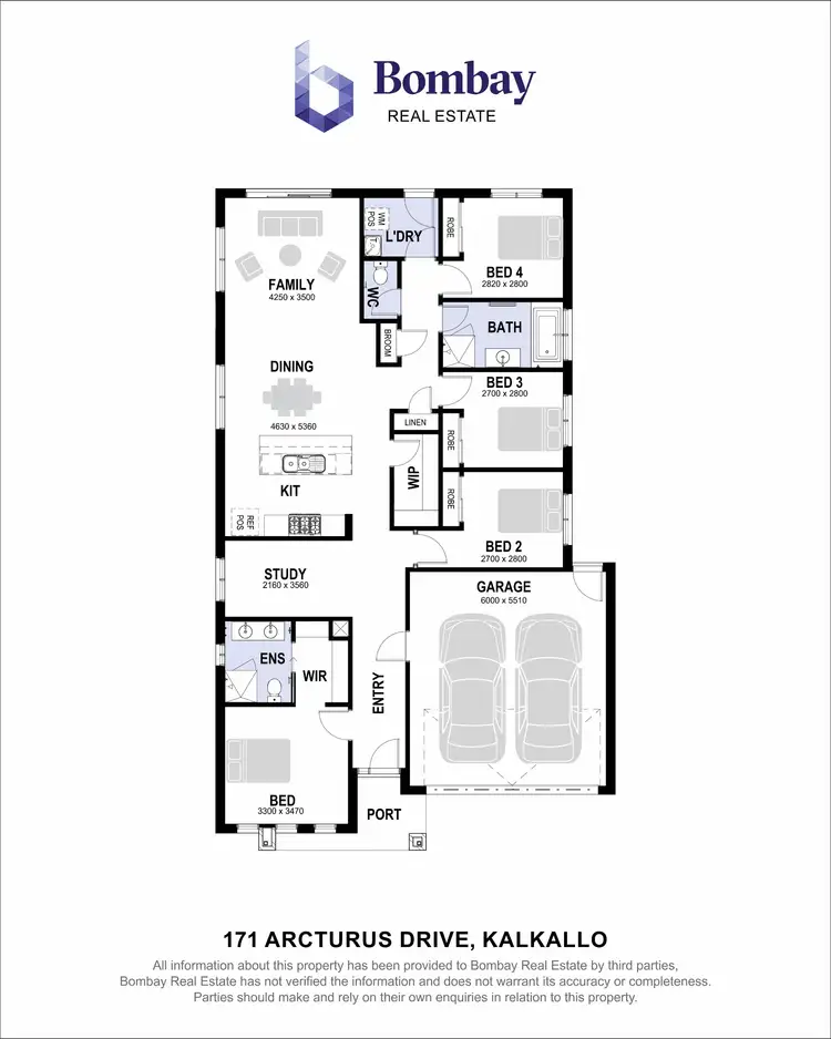Floorplan of Homely house listing, 171 Arcturus Drive, Kalkallo VIC 3064