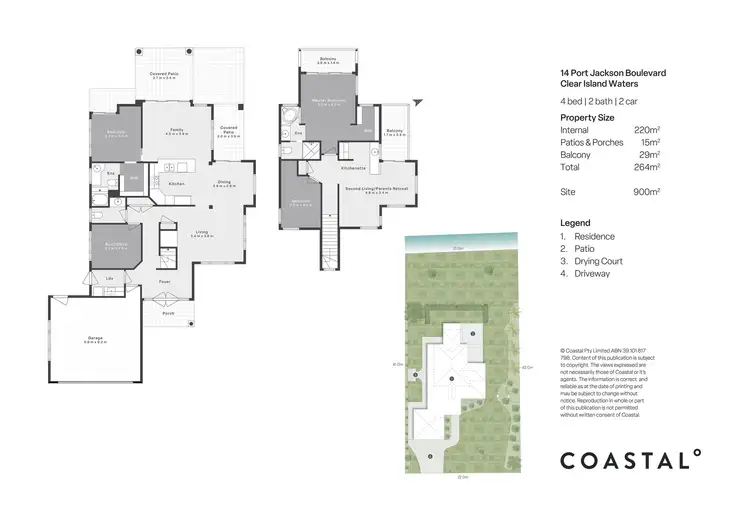 Floorplan of Homely house listing, 14 Port Jackson Boulevard, Clear Island Waters QLD 4226