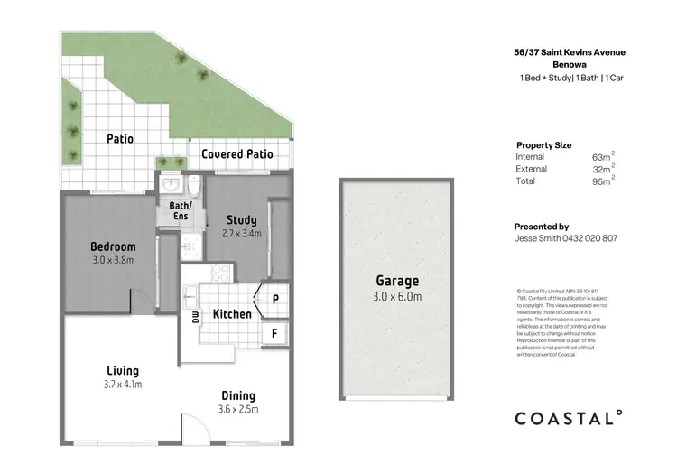 Floorplan of Homely villa listing, 56/37 St Kevins Avenue, Benowa QLD 4217
