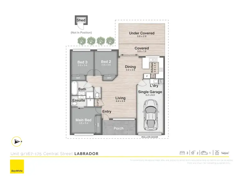 Floorplan of Homely townhouse listing, 9/167-175 Central Street, Labrador QLD 4215