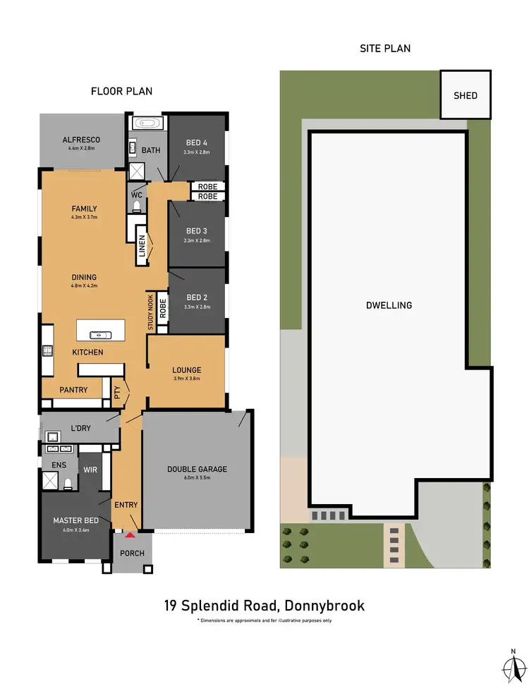 Floorplan of Homely house listing, 19 Splendid Road, Donnybrook VIC 3064
