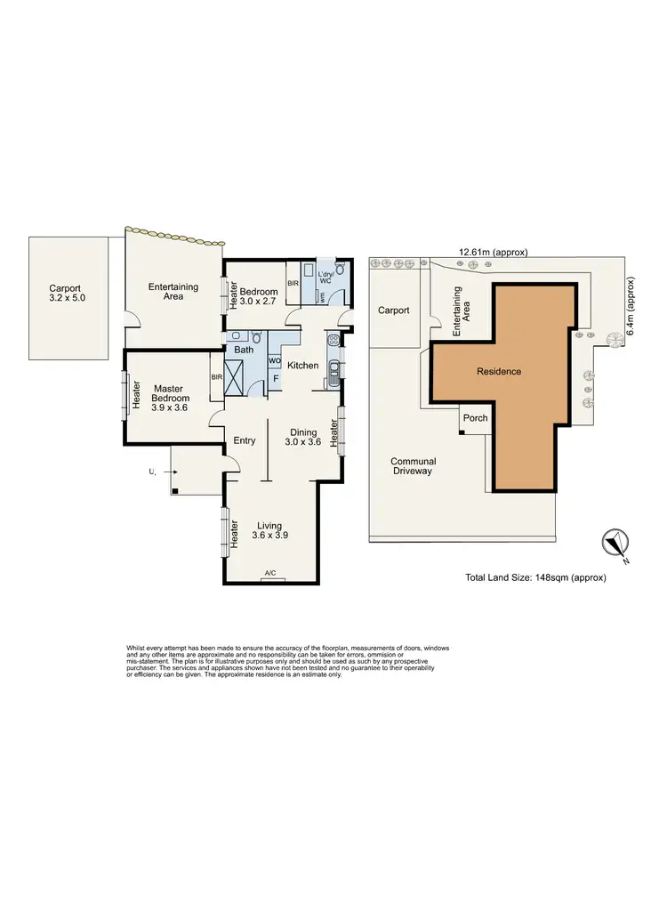 Floorplan of Homely unit listing, 1/96 Blackburn Road, Blackburn VIC 3130