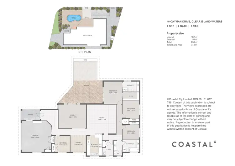 Floorplan of Homely house listing, 40 Cayman Drive, Clear Island Waters QLD 4226