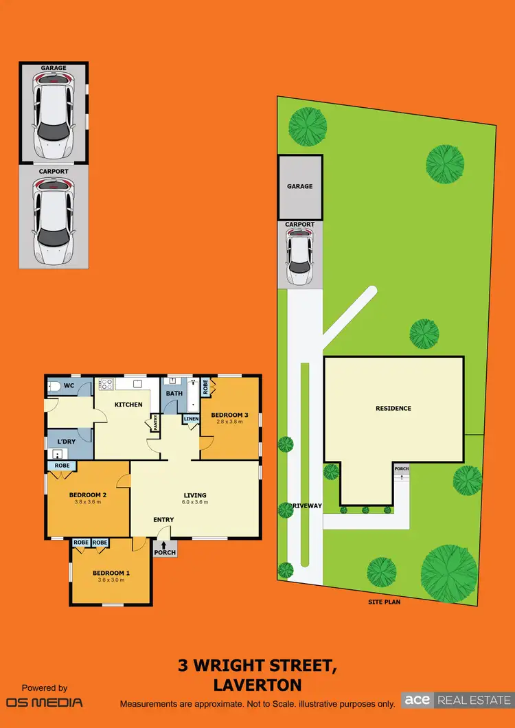 Floorplan of Homely house listing, 3 Wright Street, Laverton VIC 3028
