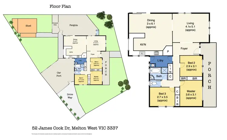 Floorplan of Homely house listing, 52 James Cook Drive, Melton West VIC 3337