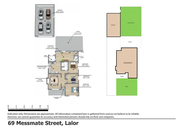 Floorplan of Homely house listing, 69 Messmate Street, Lalor VIC 3075
