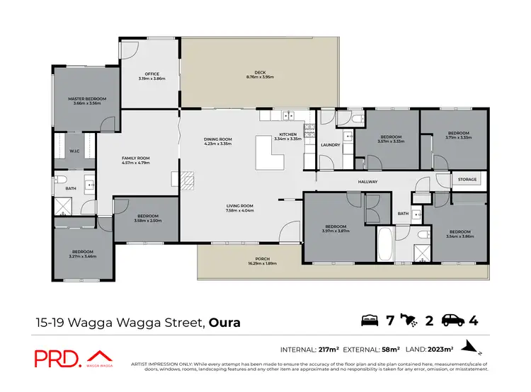 Floorplan of Homely house listing, 15-19 Wagga Wagga Street, Oura NSW 2650