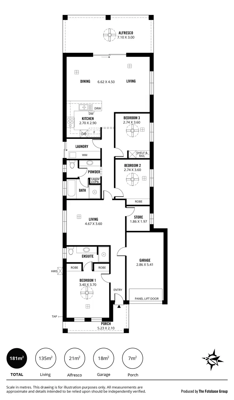 Floorplan of Homely house listing, 6 Trust Terrace, Peterhead SA 5016
