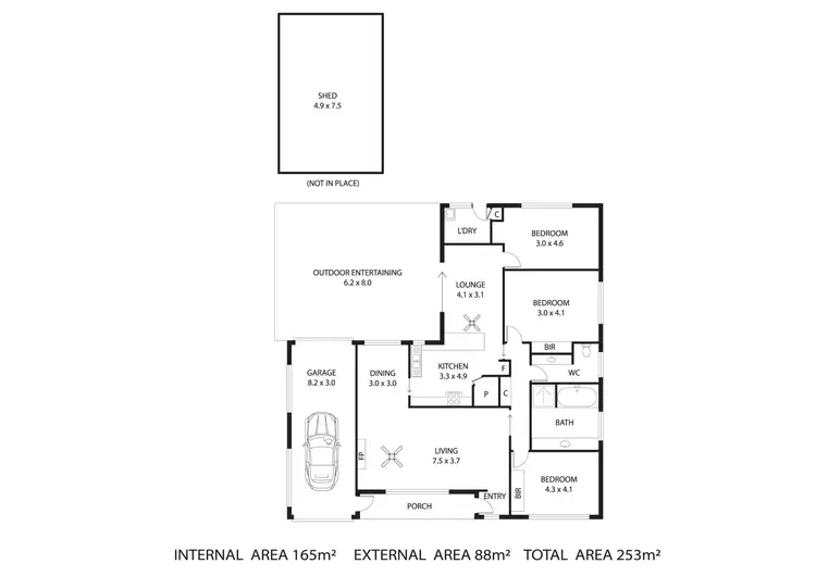Floorplan of Homely house listing, 14 Bowran Avenue, Klemzig SA 5087