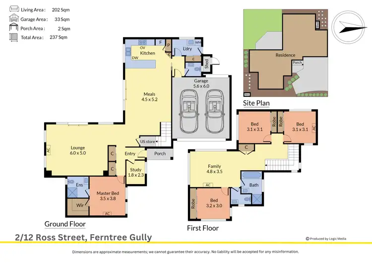 Floorplan of Homely house listing, 2/12 Ross Street, Ferntree Gully VIC 3156
