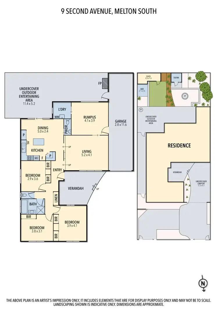 Floorplan of Homely house listing, 9 Second Avenue, Melton South VIC 3338