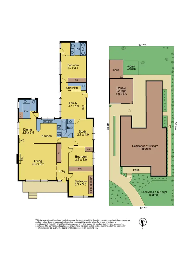 Floorplan of Homely house listing, 24 Vanbrook Street, Forest Hill VIC 3131