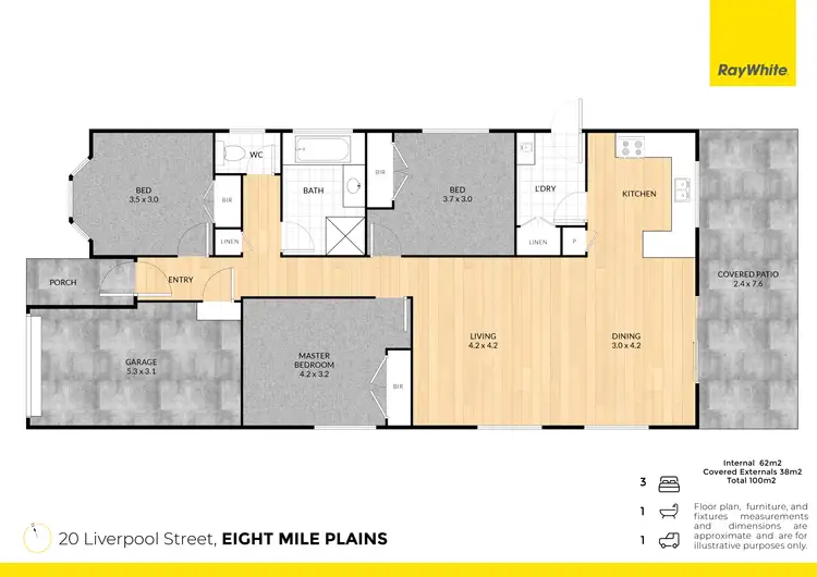 Floorplan of Homely house listing, 20 Liverpool Street, Eight Mile Plains QLD 4113