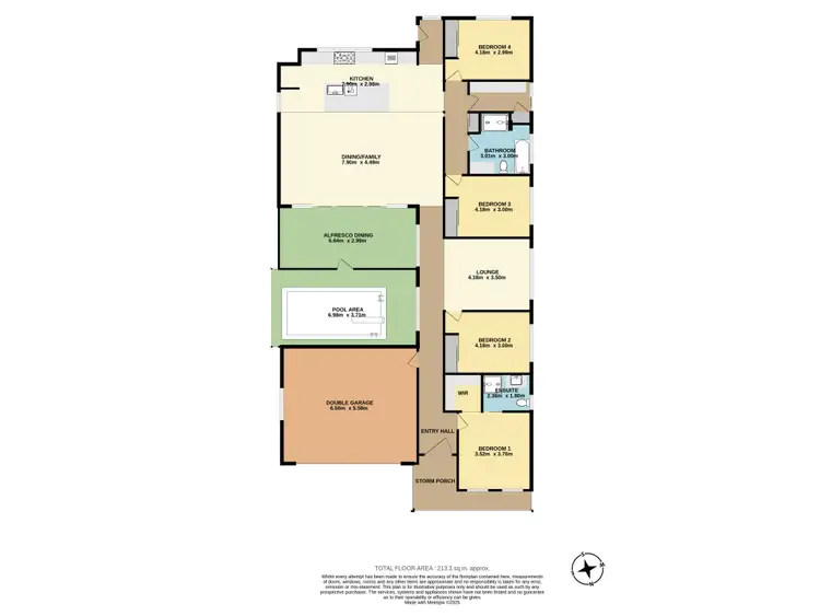Floorplan of Homely house listing, 57 Saddleback Crescent, Stream Hill NSW 2526